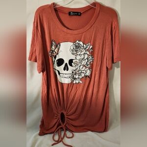 Womens Long Short Sleeve Top